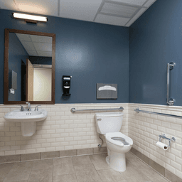 Stainless Steel Decorative Grab Bar with ICC/ANSI A117.1 certificate for Accessibility Compliance