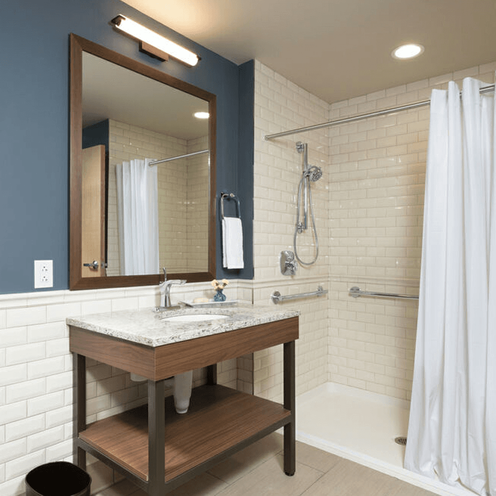 Stainless Steel Grab Bar with Wood Blocking or Supplied Fasteners for All Wall Surfaces