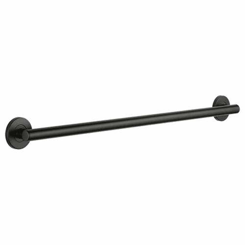 36" Contemporary Decorative Grab Bar in Matte Black Finish by Liberty Hardware (Avante)