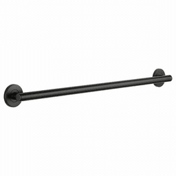 36" Contemporary Decorative Grab Bar in Matte Black Finish by Liberty Hardware (Avante)