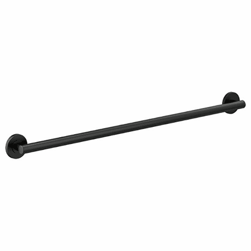 Contemporary Matte Black Grab Bar for Accessibility and Safety