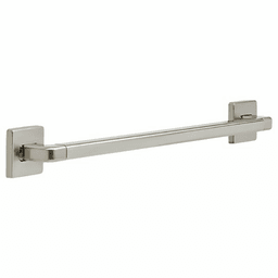 24-inch angular modern decorative grab bar in stainless steel finish from Liberty Hardware (Avante)