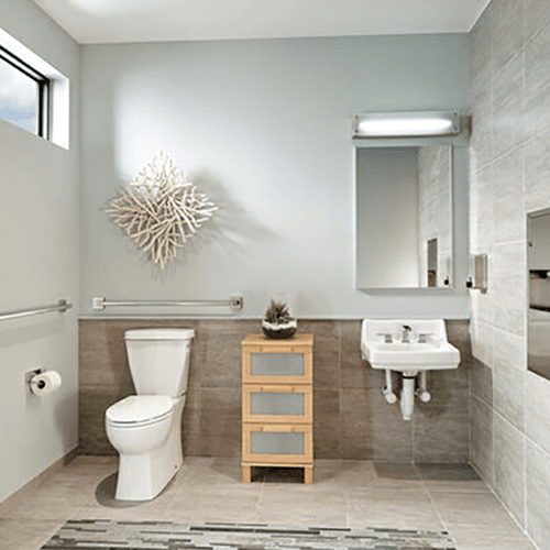 ICC/ANSI A117.1 certified grab bar in Stainless Steel finish by Liberty Hardware (Avante)
