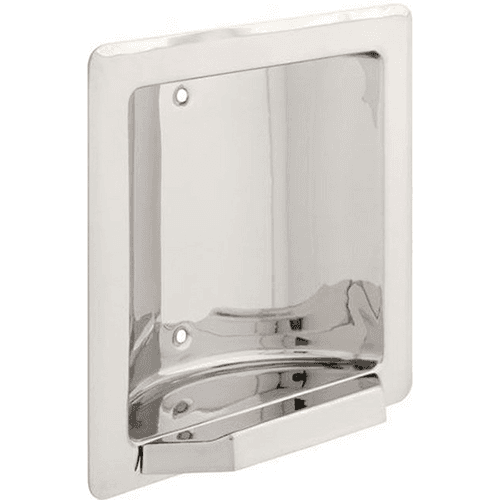 Century Soap Dish in Bright Stainless Steel by Liberty Hardware (Avante)