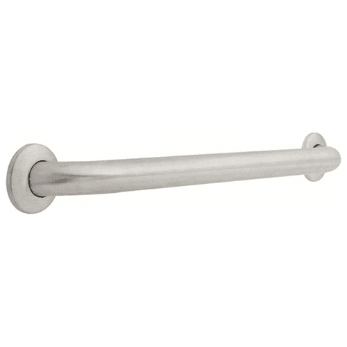 Centurion 24" x 1-1/2" Concealed Screw Grab Bar in Stainless Steel finish for bathroom safety and stability