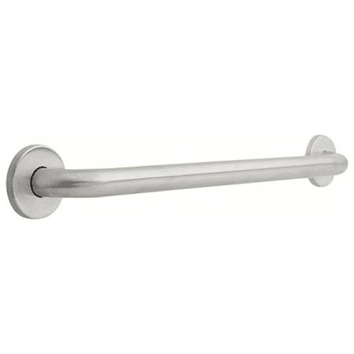 Liberty Hardware Centurion 24" x 1-1/4" Concealed Screw Grab Bar in White - Smooth Surface for a Clean Look