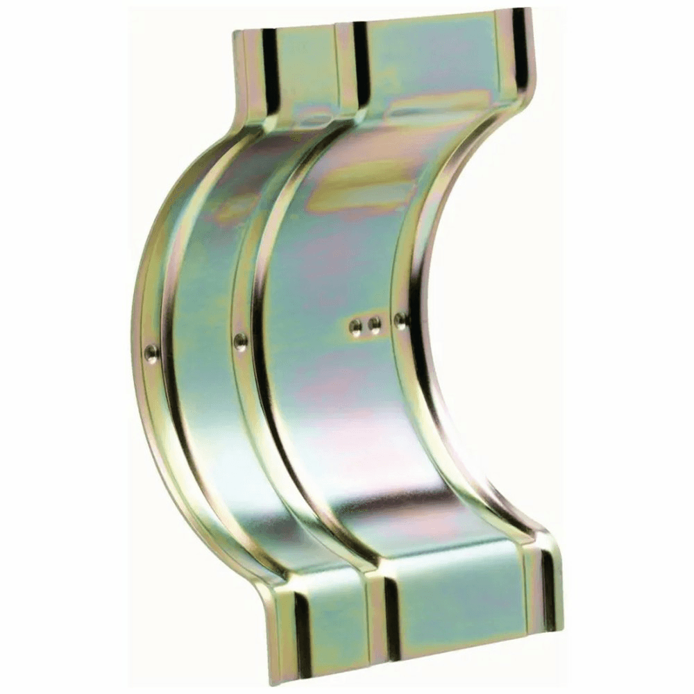 Zinc plated recessed wall clamp by Liberty Hardware (Avante)