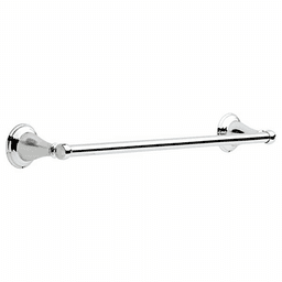 Chrome towel bar from Liberty Hardware's Windemere collection