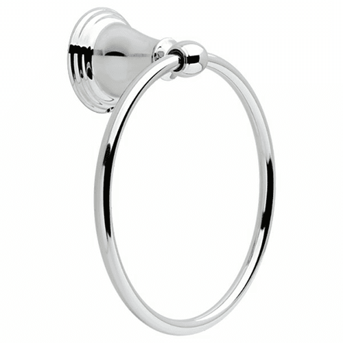 Chrome finished Windemere Towel Ring by Liberty Hardware (Avante)