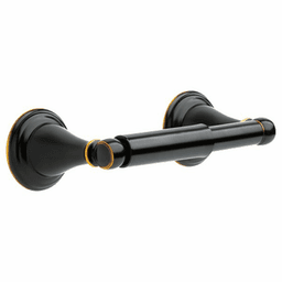 Delta Windemere bath collection tissue holder extends 3-1/2" from wall with lifetime limited warranty