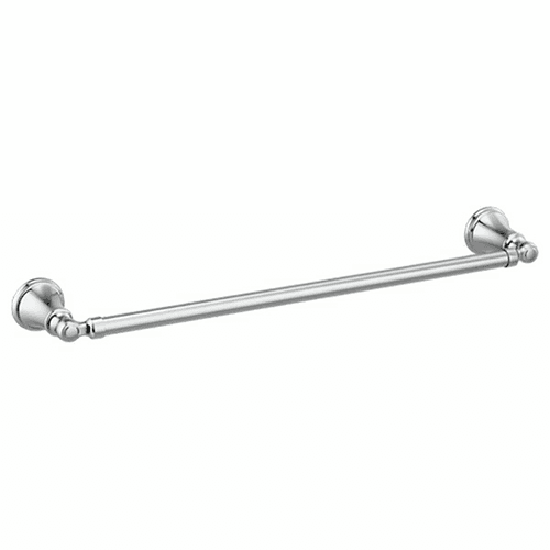 Chrome finished Woodhurst Towel Bar by Liberty Hardware - Bath Collection Accessory