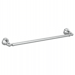Woodhurst Bath Collection Towel Bar with Button-Cap Detailing