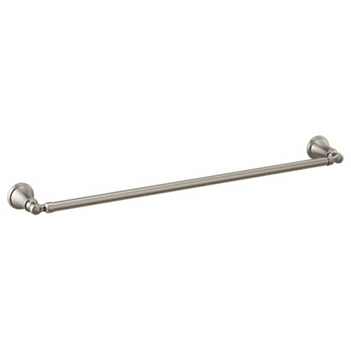 Refined Style Towel Bar with Button-Cap Detailing by Liberty Hardware