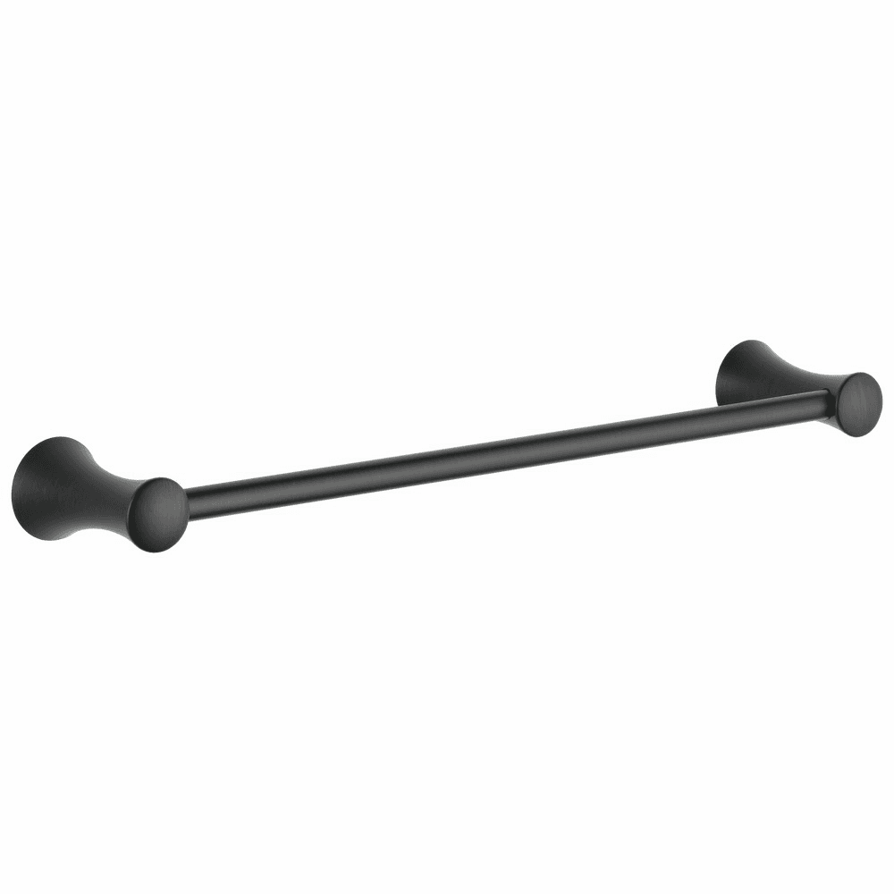 Easy installation with all mounting hardware included for Lahara 18" towel bar
