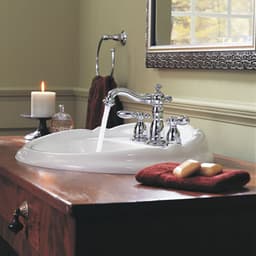 Perfectly coordinates with the Victorian bath collection for an old-world charm