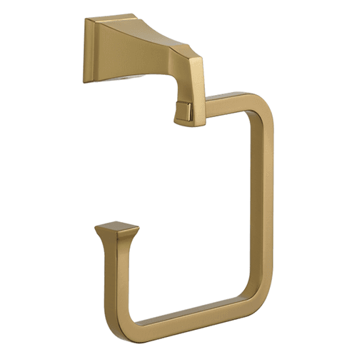Complete your bath with Delta's easy-to-install Dryden towel ring