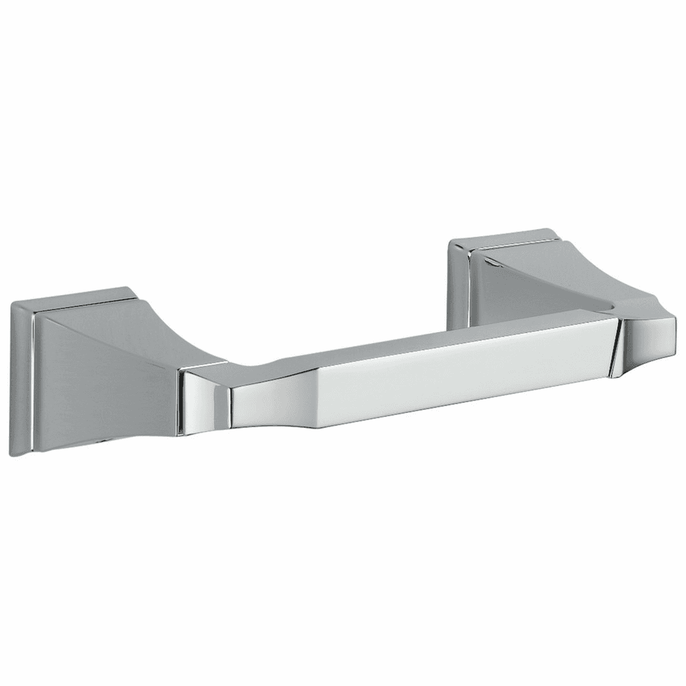 Delta Dryden Tissue Holder - Pivoting arm, 1-3/4" square flanges, easy-to-understand installation instructions, backed by lifetime limited warranty