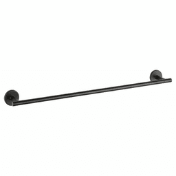 Delta backs its bath hardware with a Lifetime Limited Warranty - Trinsic 24" Towel Bar in Matte Black by Liberty Hardware