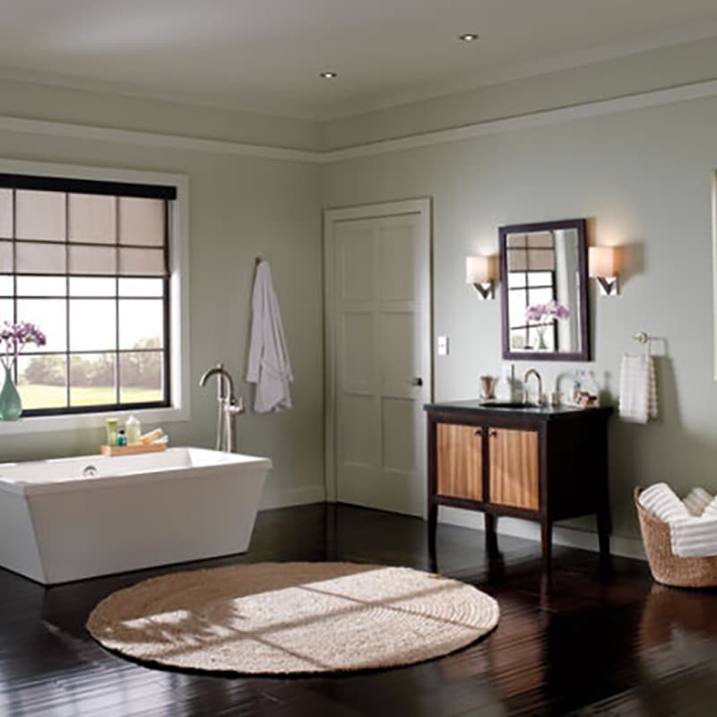 Extends 2-27/32" from wall for optimal robe hanging space