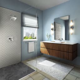 Extends 3-1/2" from the wall for convenient towel hanging