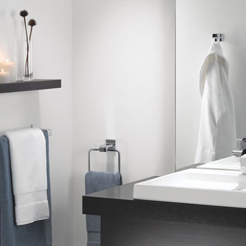 Complete Your Bath Look with Arzo Towel Ring in Chrome