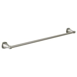 Modern and Sleek Stainless Steel Stryke 30" Towel Bar by Liberty Hardware (Avante) - Side View