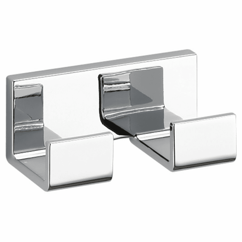 Vero Double Robe Hook in Stainless Steel finish by Liberty Hardware (Avante)