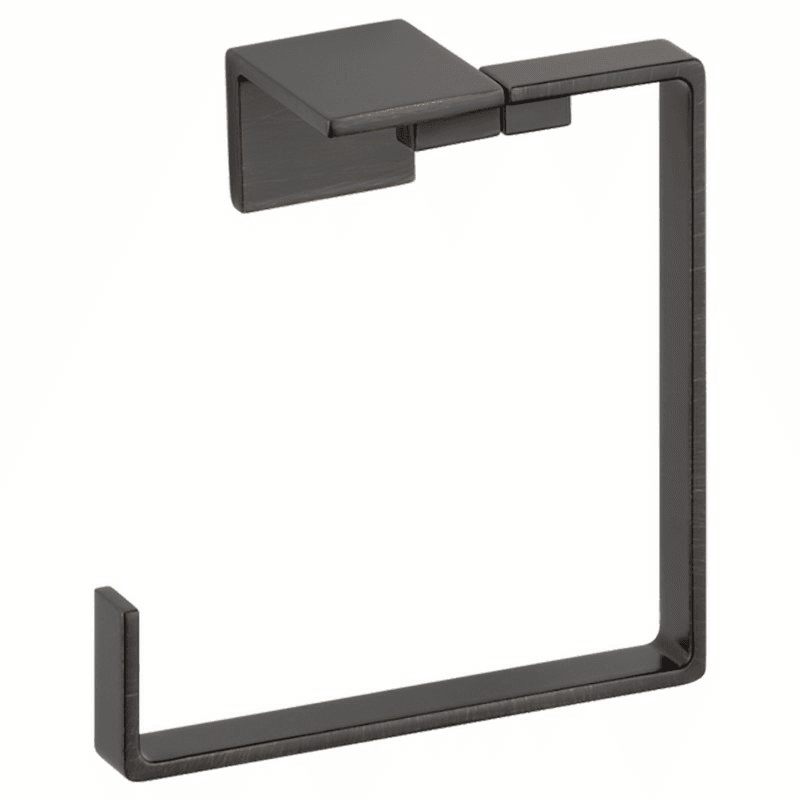 Delta's easy-to-install mounting hardware and lifetime warranty for Vero towel ring