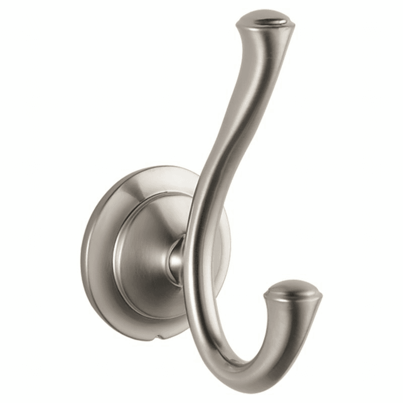 Delta's easy-to-install Linden Robe Hook with Lifetime Limited Warranty