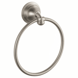 Delta makes DIY installation a breeze with this Linden Towel Ring in Stainless Steel finish