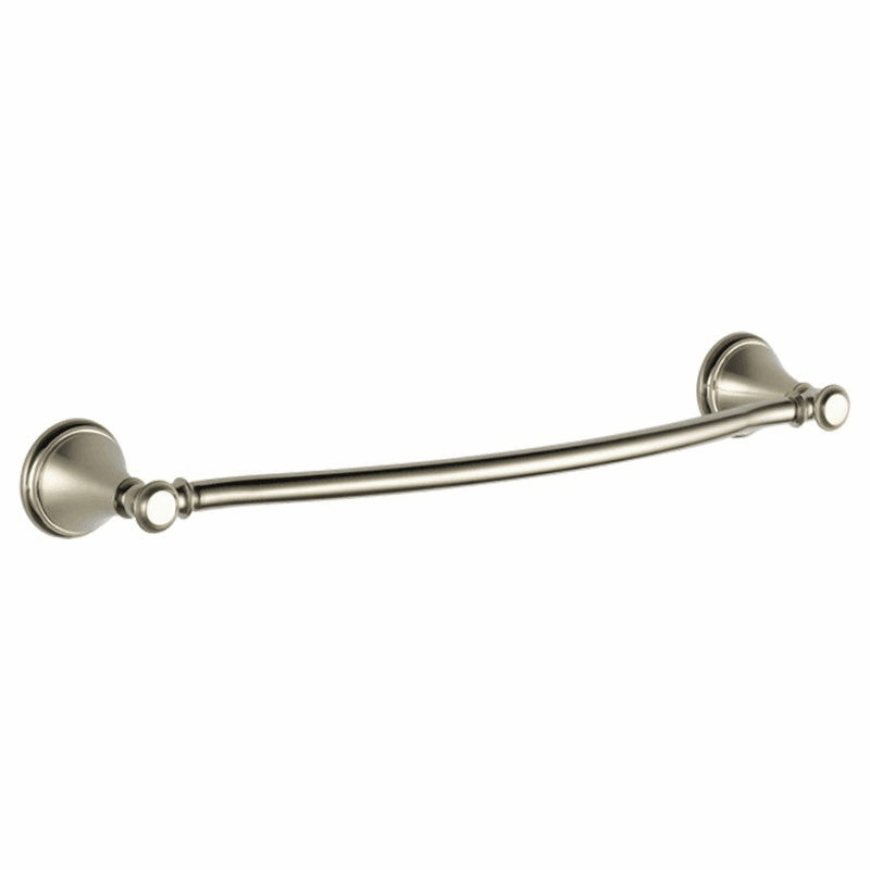 Cassidy 18" towel bar in stainless steel finish by Liberty Hardware (Avante)