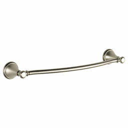 Cassidy 18" towel bar in stainless steel finish by Liberty Hardware (Avante)