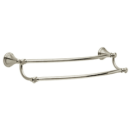 24" Cassidy Double Towel Bar, Polished Nickel Main - Image