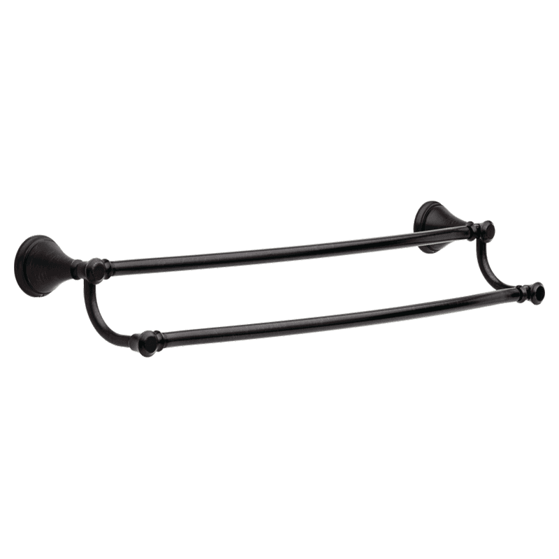 24" Cassidy Double Towel Bar, Venetian Bronze Main - Image