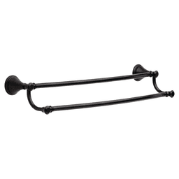 24" Cassidy Double Towel Bar, Venetian Bronze Main - Image
