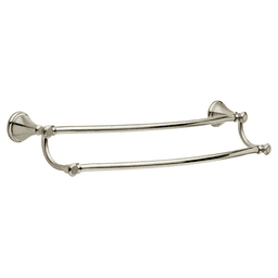 24" Cassidy Double Towel Bar, Brilliance Stainless Steel Main - Image