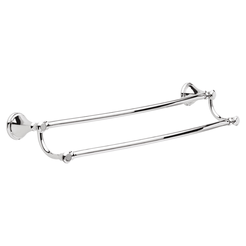 24" Cassidy Double Towel Bar, Polished Chrome Main - Image