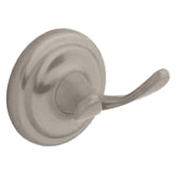 2-3/4" Jamestown Double Robe Hook, Satin Nickel Main - Image