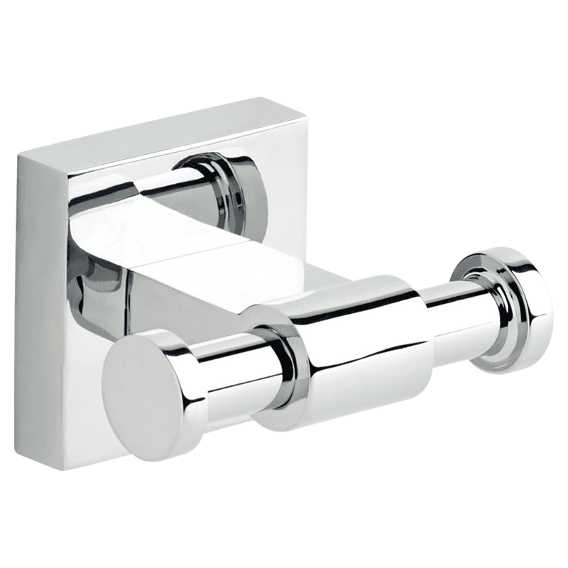 2-5/8" Maxted Double Towel Hook, Polished Chrome Main - Image