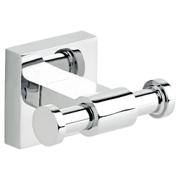 2-5/8" Maxted Double Towel Hook, Polished Chrome Main - Image