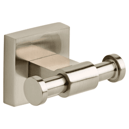 2-5/8" Maxted Double Towel Hook, Satin Nickel Main - Image