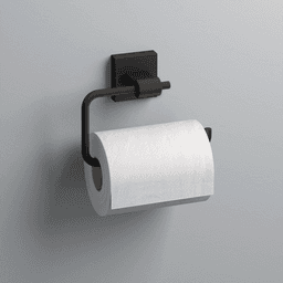 5-45/64" Maxted Toilet Paper Holder, Matte Black Alt 2 - Image