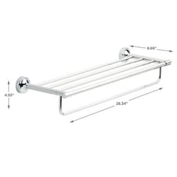 Voisin 24" Towel Shelf in Polished Chrome finish by Liberty Hardware (Avante)