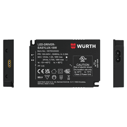 24V 18W Driver with Power Cord Alt 1 - Image