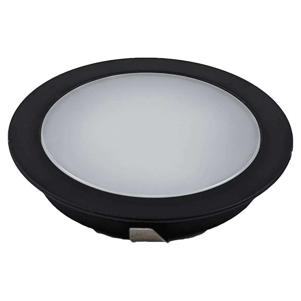 24V 2.5W LED Puck, Black Main - Image