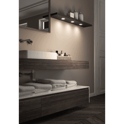 LED 2.5W 5-Puck Kit with Hardwire Dimmable Driver, Black Main - Image
