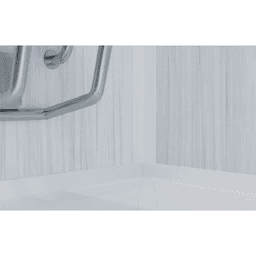 2" x 96" Outside Corner L Shower Trim, Luna Main - Image
