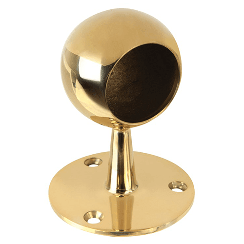 2-15/16" Ball End Short Post - Polished Brass Finish - Lavi Industries