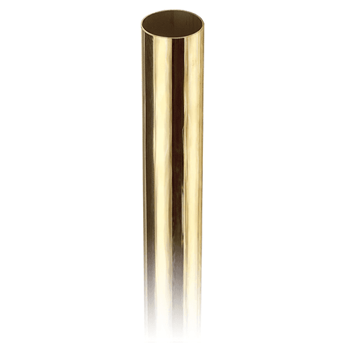 Polished Brass 1-1/2" x 8'''' Rail Tubing by Lavi Industries