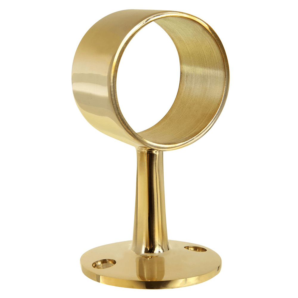 Polished Brass 2" Center Post for Rail Systems and Fixtures by Lavi Industries